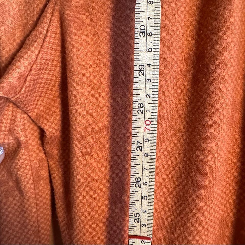 Billabong x The Salty Blonde Rust Floral Knit Flare Pants Boho Size S - Picture 8 of 11